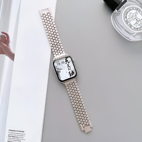 Adjustable Stainless Straps Watch Band For Apple Watch - Silver - Picture 6 of 7